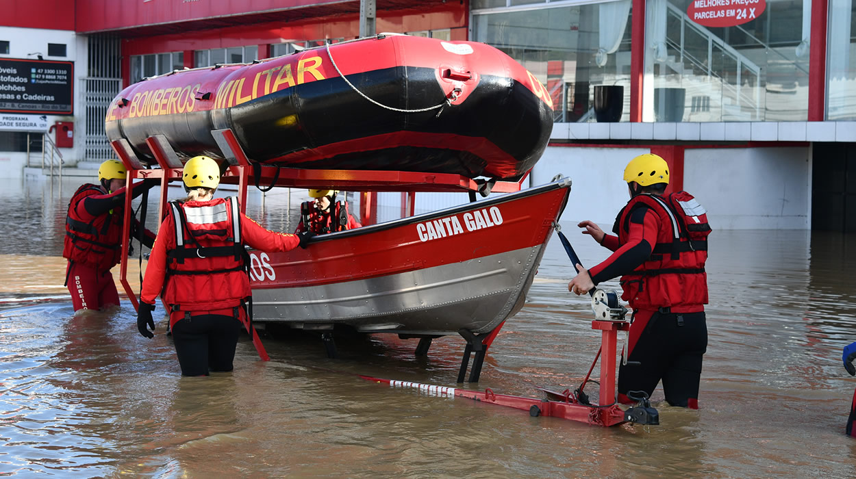 Prevenção de segurança na tragédia no Rio Grande do Sul