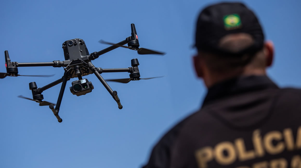 Uso criminoso de drones mobiliza profissionais da segurança pública