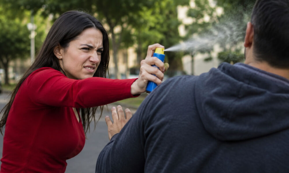 spray de pimenta como defesa pessoal para mulheres
