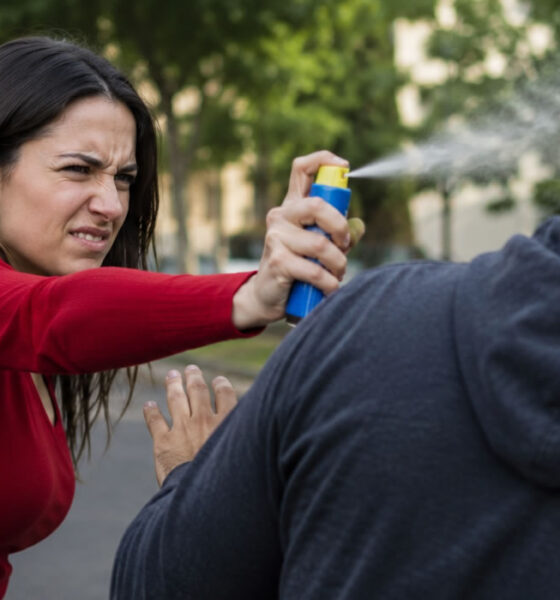spray de pimenta como defesa pessoal para mulheres